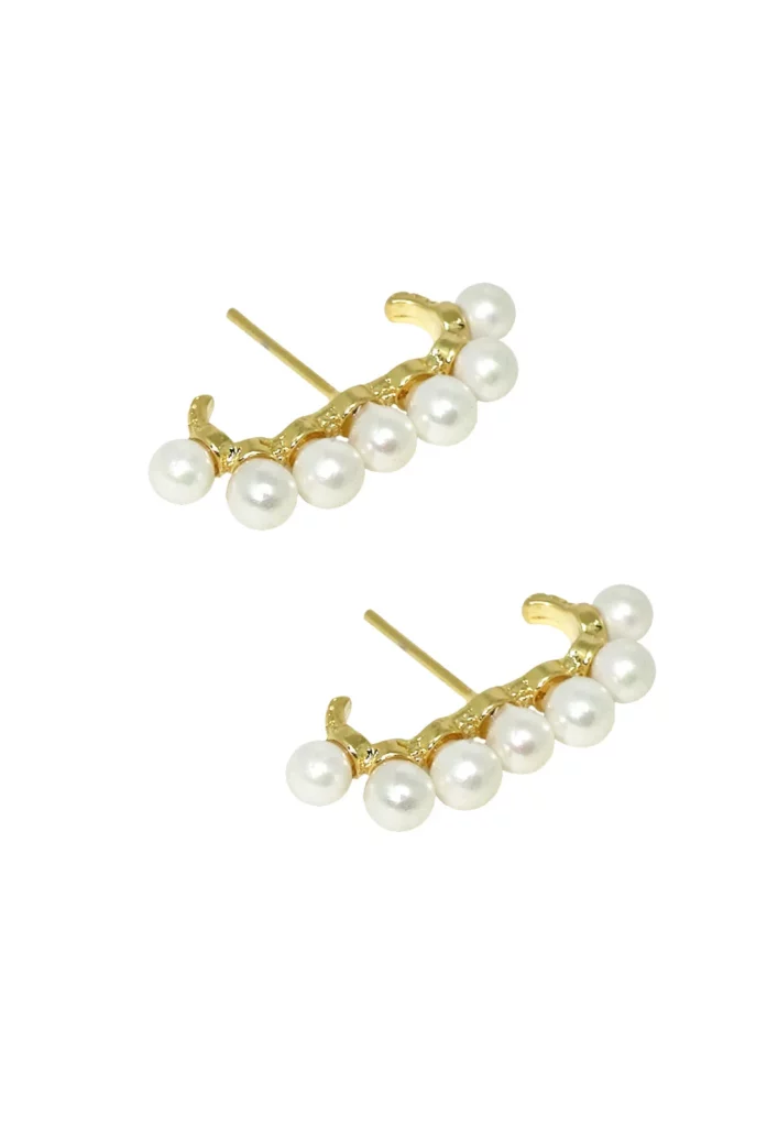 Imagem Brinco Ear Hook Ear Cuff Pérola