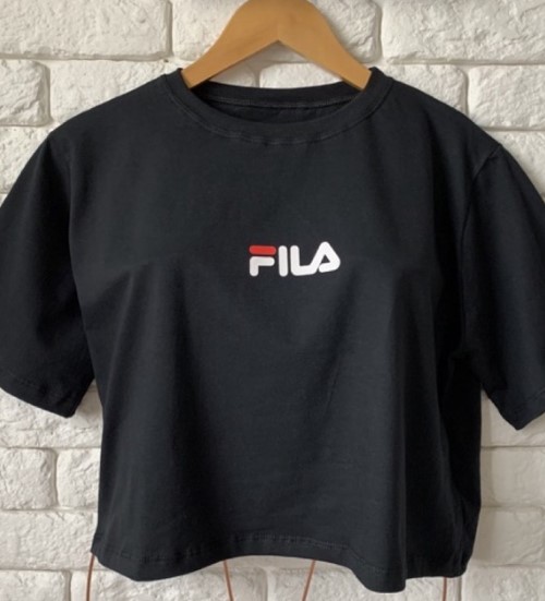 Imagem: Cropped Fila Branco Em Algodão