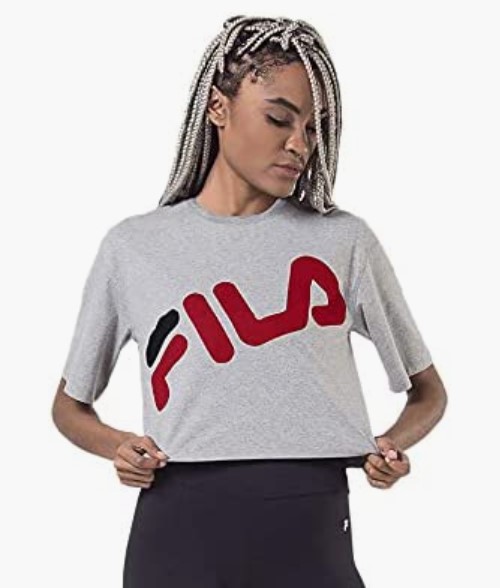 Imagem: Cropped Fila Estampado Letter Big