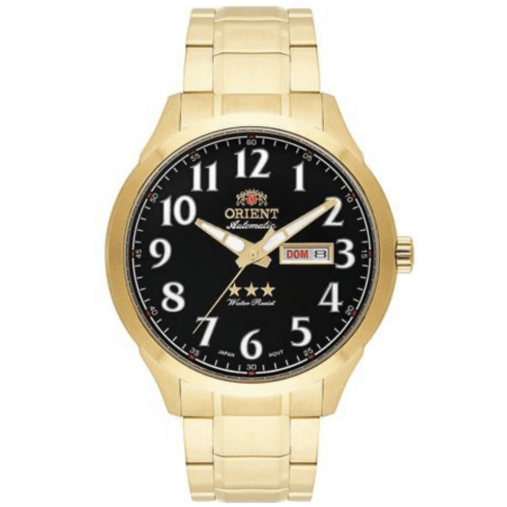 Imagem Relógio Orient Masculino Dourado Automático 469Gp074F P2Kx - Único