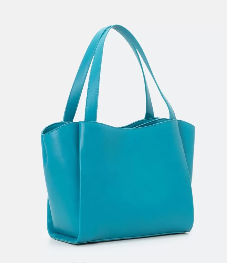 Imagem Bolsa Shopper Com Divisórias Externas Azul