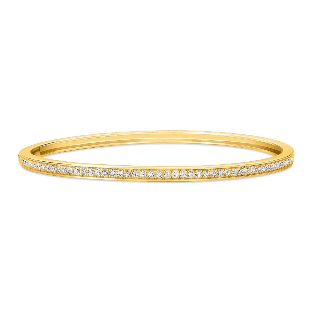 Imagem Bracelete Life Glam Prata Com Banho Ouro Amarelo Cravejado