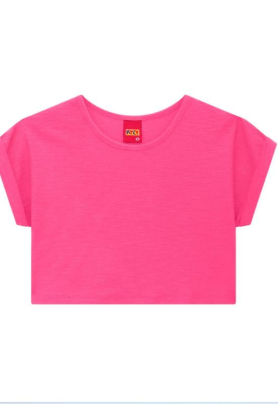 Imagem Cropped Infantil Rosa Kyly