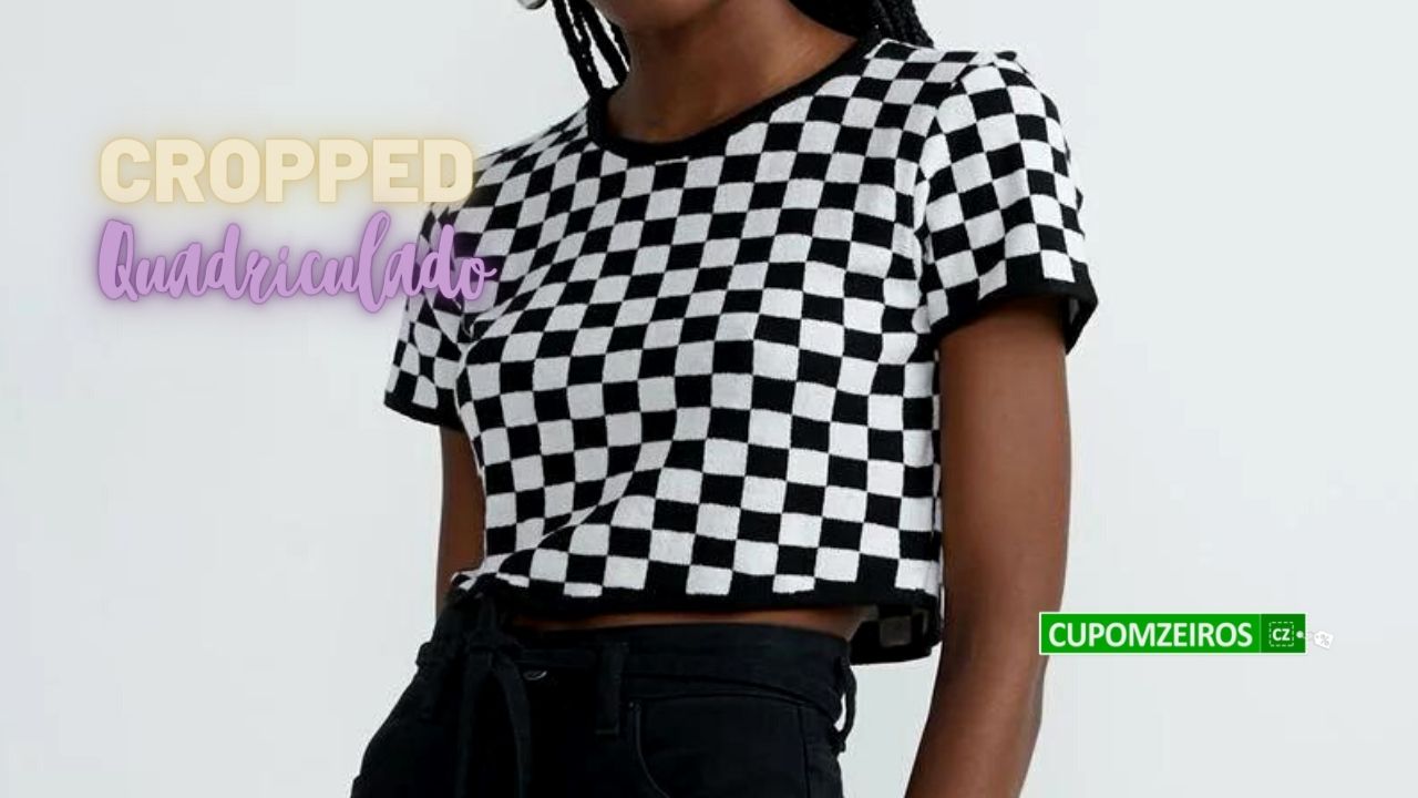 Cropped Quadriculado: 15 Looks Tendência Para Se Inspirar!