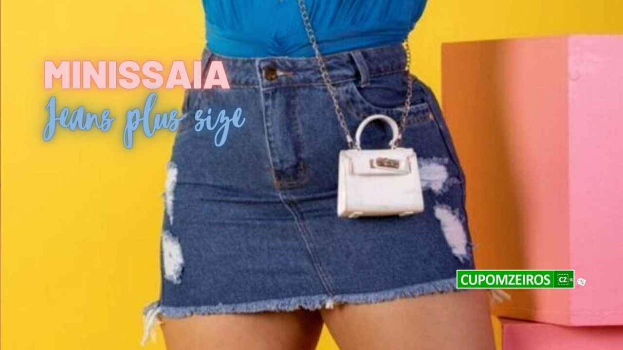 Minissaia Jeans Plus Size: Os 13 Mais Lindos Looks de Hoje!