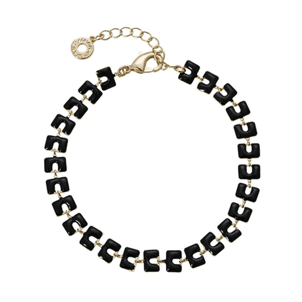 Imagem Pulseira De Miçangas Dourado