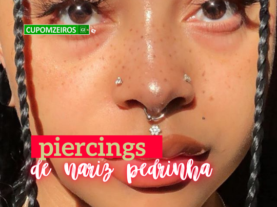 Melhores Piercings de Nariz Pedrinha