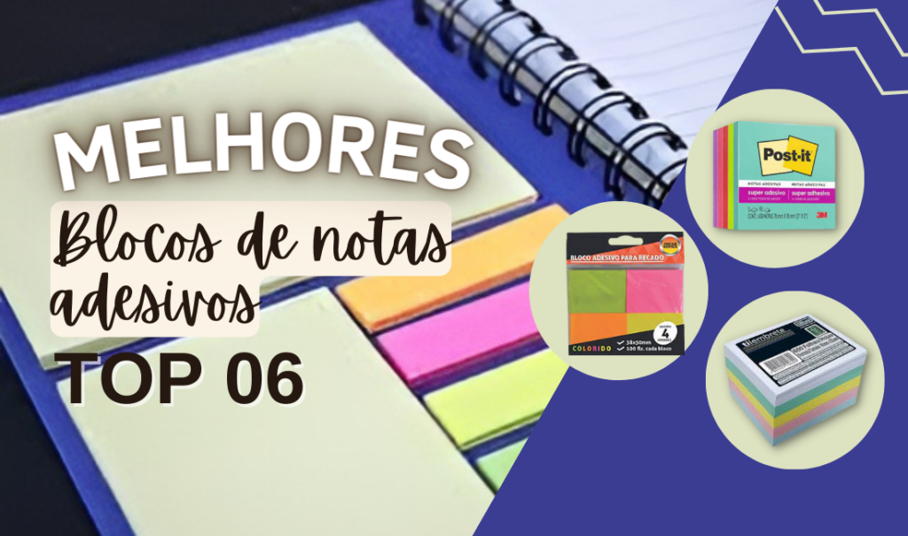 Conheça agora os melhores blocos de notas adesivos! TOP 6!