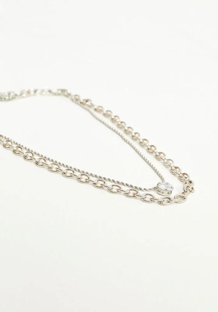 Imagem com Conjunto Colar Coração Gang