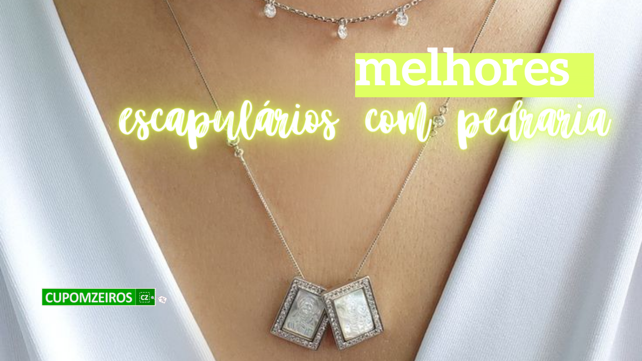 melhores escapulários com pedraria