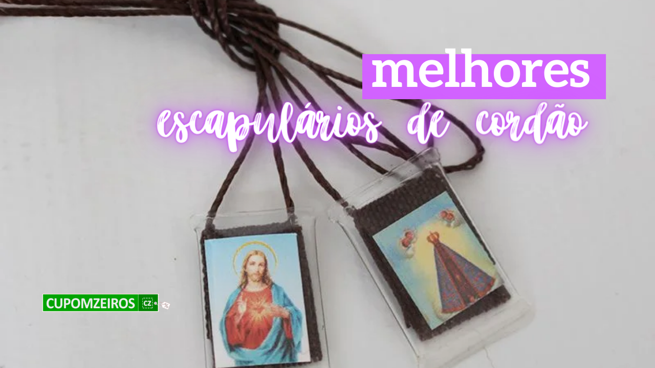 melhores escapulários de cordão