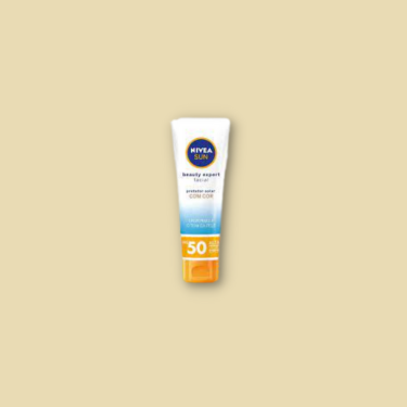 Imagem Com Protetor Solar Nivea - Sun Beauty Expert Facial Com Cor Fps50 50G