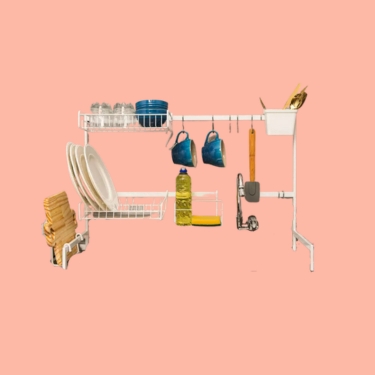 Cozinha Suspensa Modular Autossustentável Escorredor 20 Peças Cozinha Suspensa Modular Autossustentável Escorredor 20 Peças