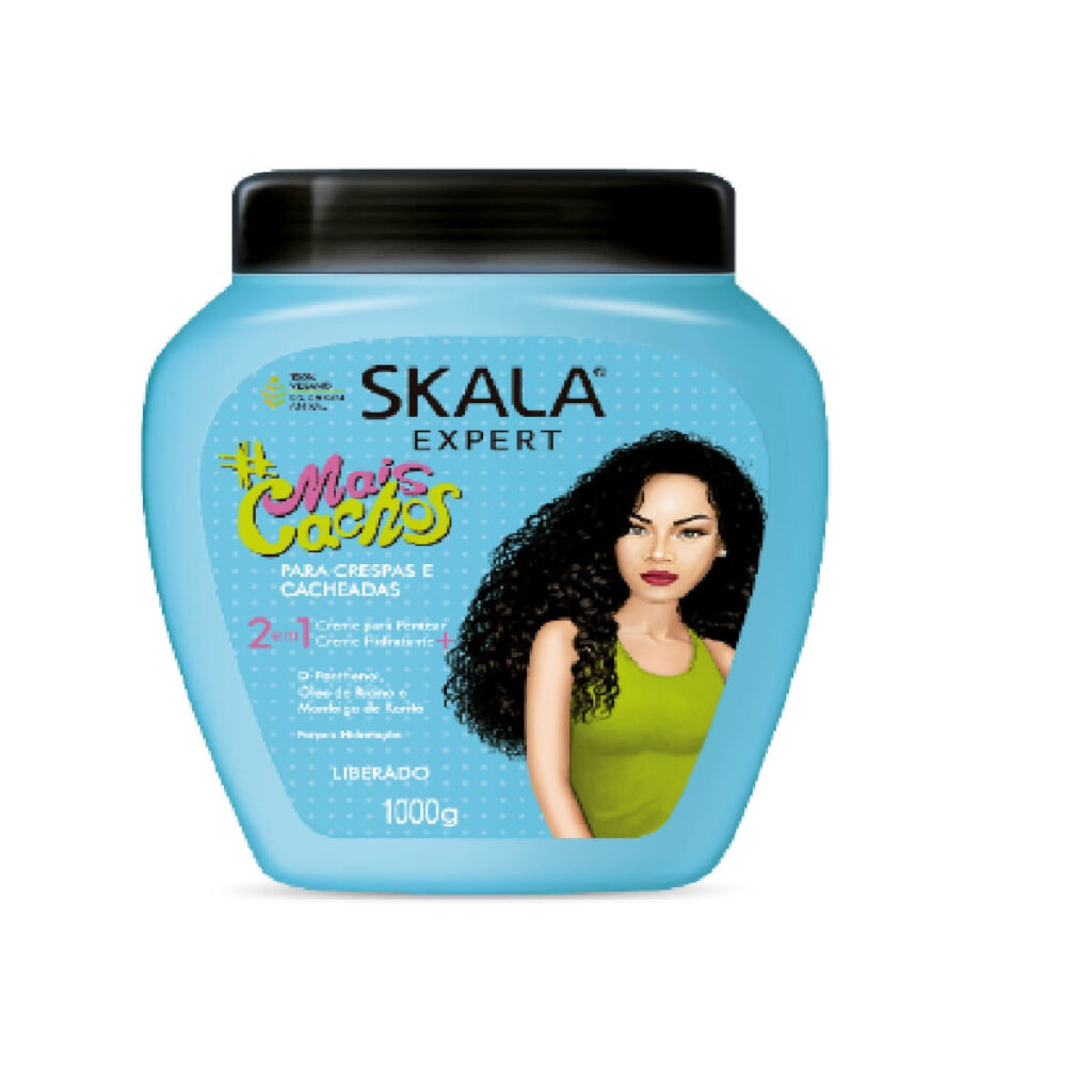Creme De Tratamento #Mais Cachos - Skala Imagem Com Creme De Tratamento #Mais Cachos - Skala