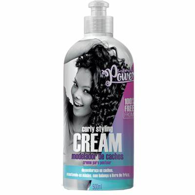 Curly Styling Cream - Modelador De Cachos - Soul Power Imagem Com Curly Styling Cream - Modelador De Cachos - Soul Power