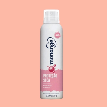 Desodorante Aerossol Antitranspirante Monange Feminino Proteção Seca