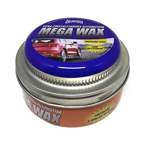 Imagem Com Cera Automotiva Cristalizadora Mega Wax