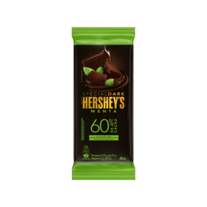 Chocolate Special Dark Menta 60% Hershey’s Imagem Com Chocolate Special Dark Menta 60% Hershey’s