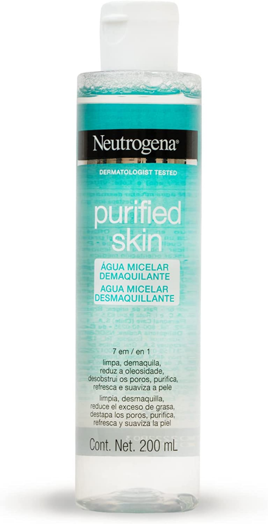 Imagem Com Neutrogena Água Micelar Demaquilante Purified Skin