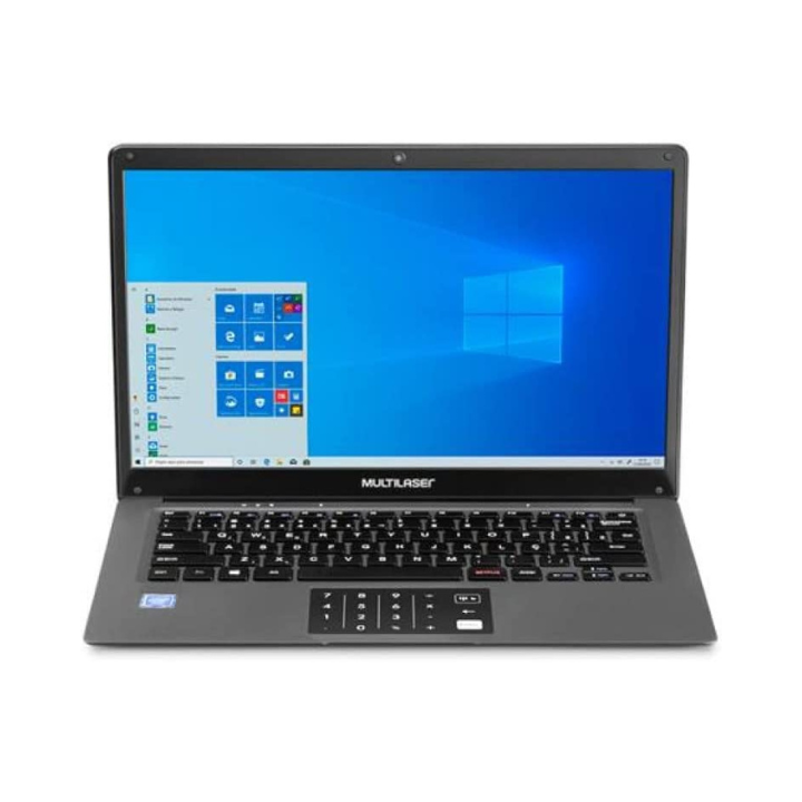 Imagem com Notebook com Windows 10 Home Processador Intel Quadcore Memoria 2GB 64GB Tela 14,1 Pol. HD