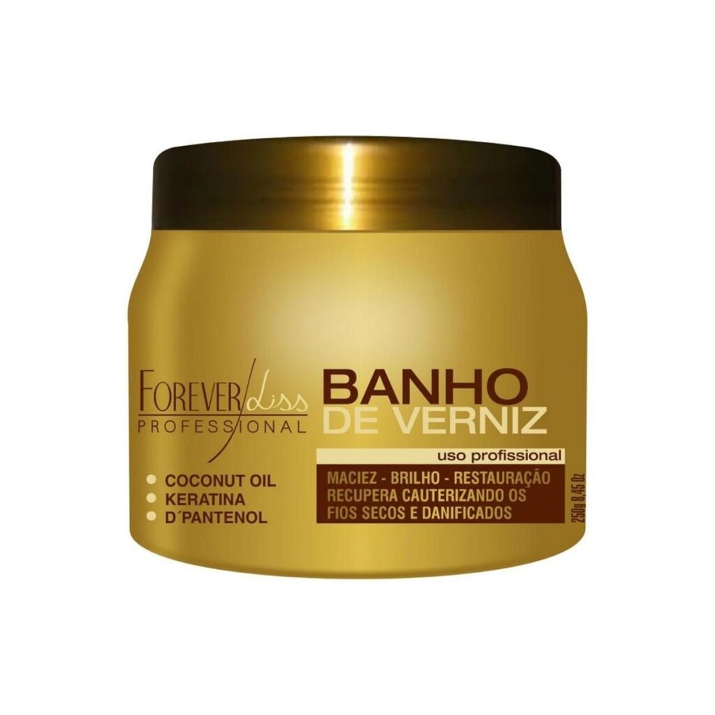 Máscara Banho De Verniz - Forever Liss Imagem Com Máscara Banho De Verniz - Forever Liss