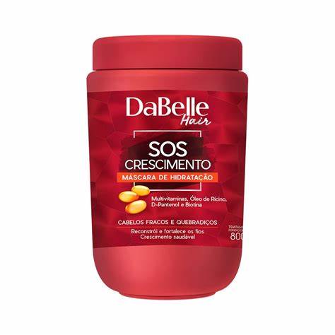 Máscara Capilar Sos Crescimento - Dabelle Hair Imagem Com Máscara Capilar Sos Crescimento - Dabelle Hair