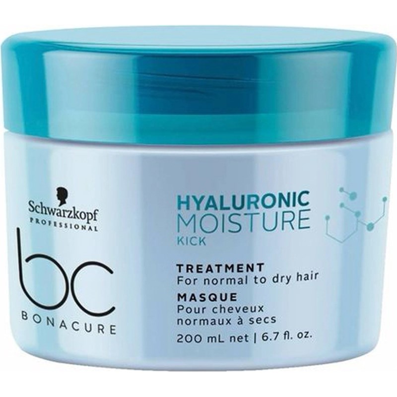 Máscara Hyaluronic Moisture Kick - Bonacure - Schwarzkopf Imagem Com Máscara Hyaluronic Moisture Kick - Bonacure - Schwarzkopf