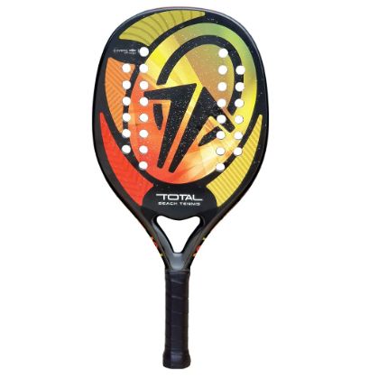 Beach Tennis Total Fun 100% Carbono Imagem Com Raquete Total Fun Carbono + Raqueteira