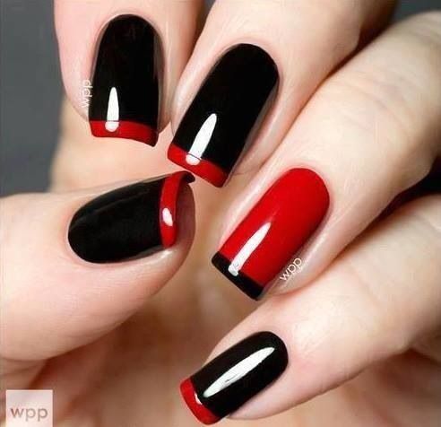 Imagem Com Francesinhas Pretas E Base Vermelha
