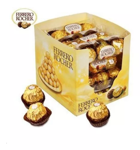 Imagem Com Caixa De Bombons Ferrero Rocher 48 Unidades