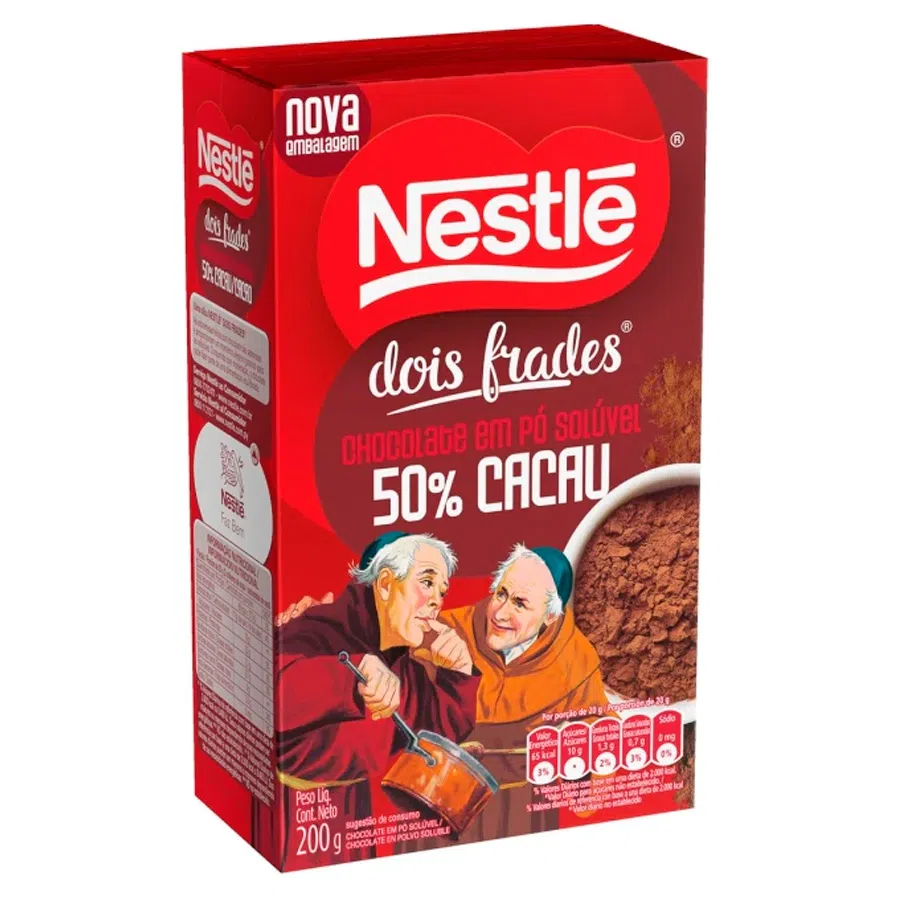 Imagem Com Chocolate Em Pó Solúvel 50% Cacau Nestlé
