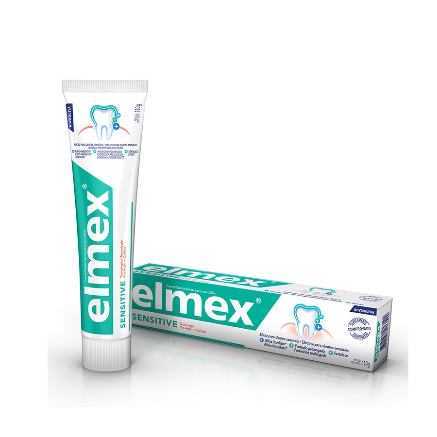 Imagem Com Creme Dental Elmex Sensitive