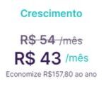Descontos Loja Integrada: Plano Crescimento com R$157,80 OFF