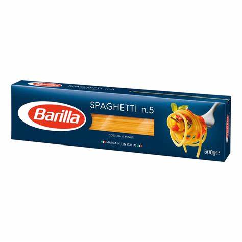 Imagem Com Grano Duro Spaghetti N.5 Barilla 500G
