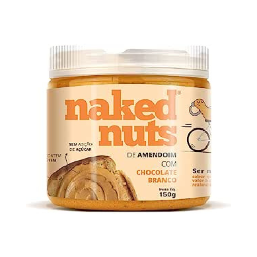 Pasta De Amendoim Com Chocolate Branco Naked Nuts Imagem Com Pasta De Amendoim Com Chocolate Branco Naked Nuts