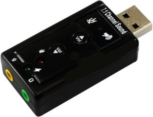 A Placa de Som USB DirectSound 3D