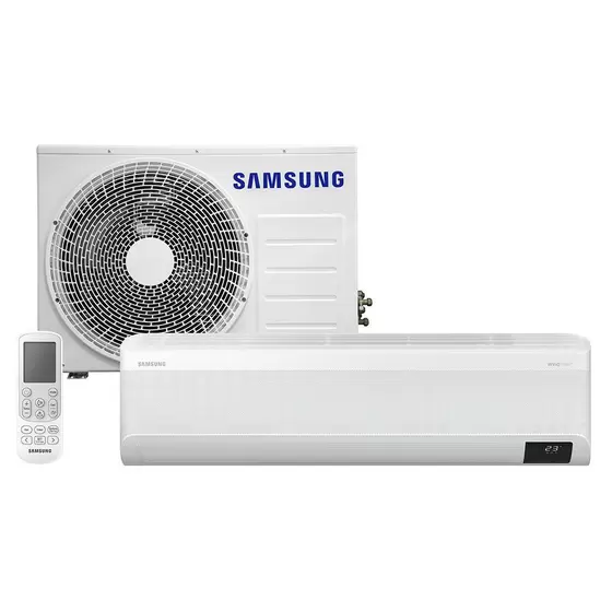 Imagem Com Ar Condicionado Split Inverter Samsung Windfree Connect 18000 Btus Frio