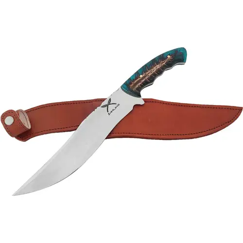 Faca Artesanal Jungle Híbrida Resina E Pinha 9' Aço Inox 420C Caça Churrasco Zanline Imagem Com Faca Artesanal Jungle Híbrida Resina E Pinha 9' Aço Inox 420C Caça Churrasco Zanline