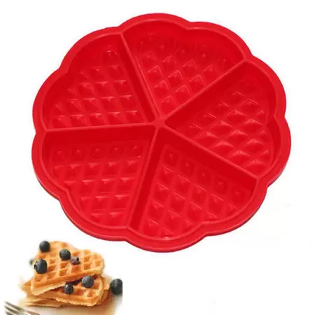 Imagem Com Forma De Silicone Para Waffles Uny Home