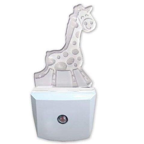 Imagem Com Luz Noturna Infantil Tipo Girafa, Key West – Dni 6155, Branco, Pequeno