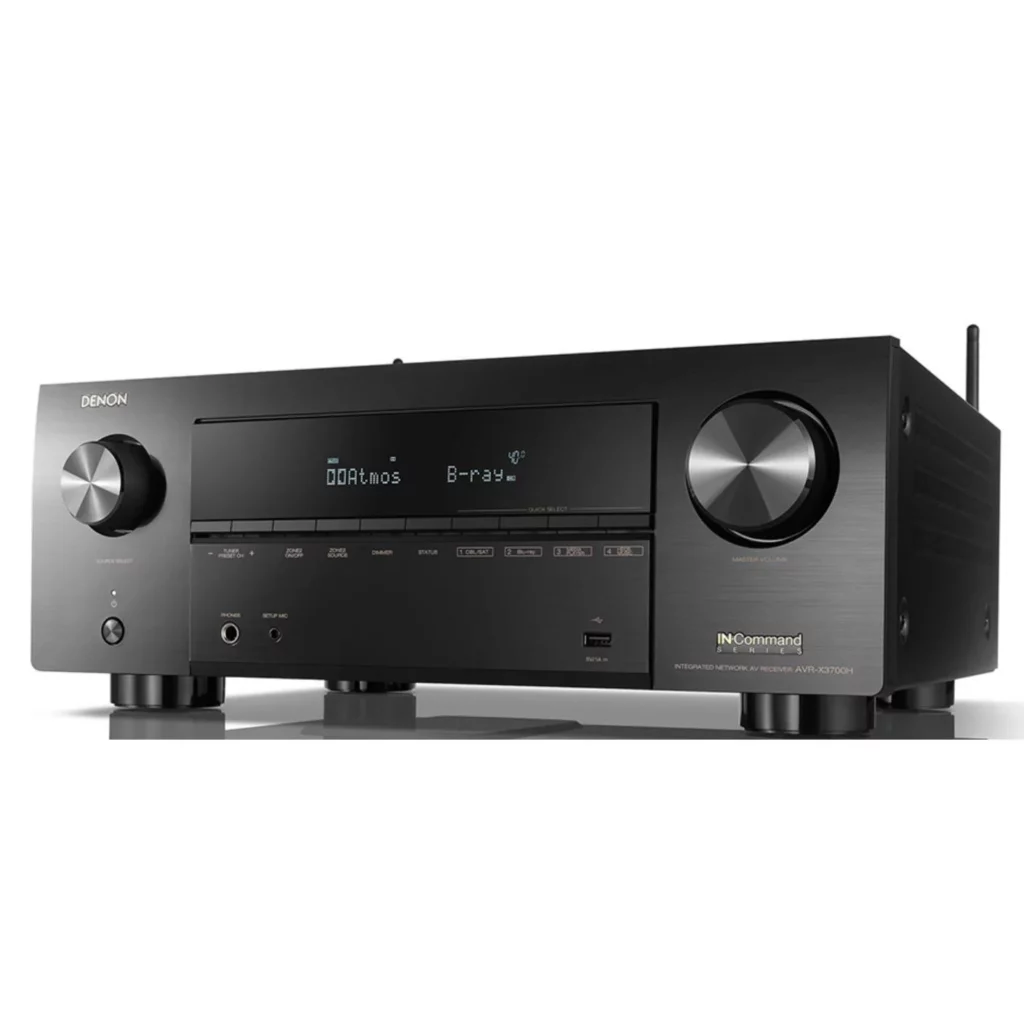 Imagem com Receiver Denon AVR-X3700H