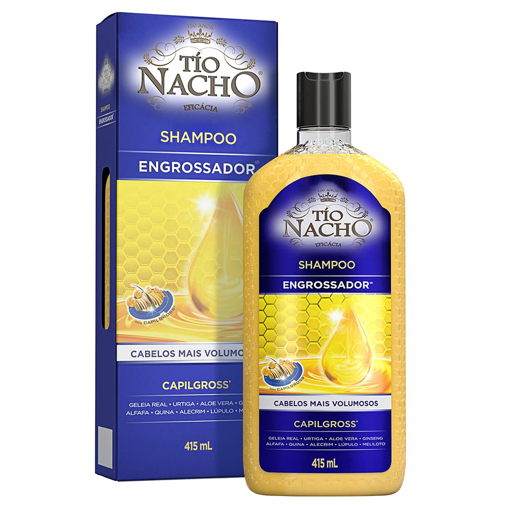 Imagem Com Shampoo Antiqueda Engrossador 415 Ml, Tio Nacho