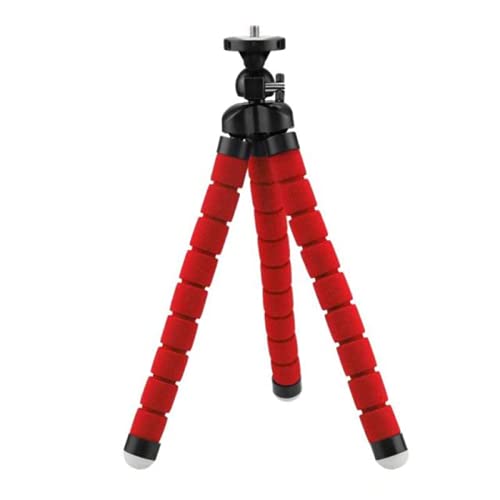 Tripé Para Celular Flexivel E Camera Vermelho Cbrn08759 Imagem Com Tripé Para Celular Flexivel E Camera Vermelho Cbrn08759