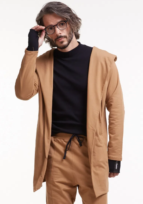 Cardigan Masculino Marrom