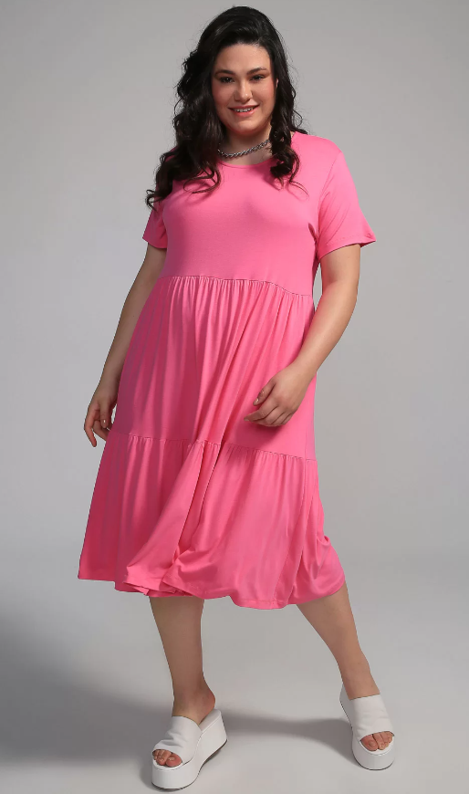 Vestido Plus Size Midi Amber Curves