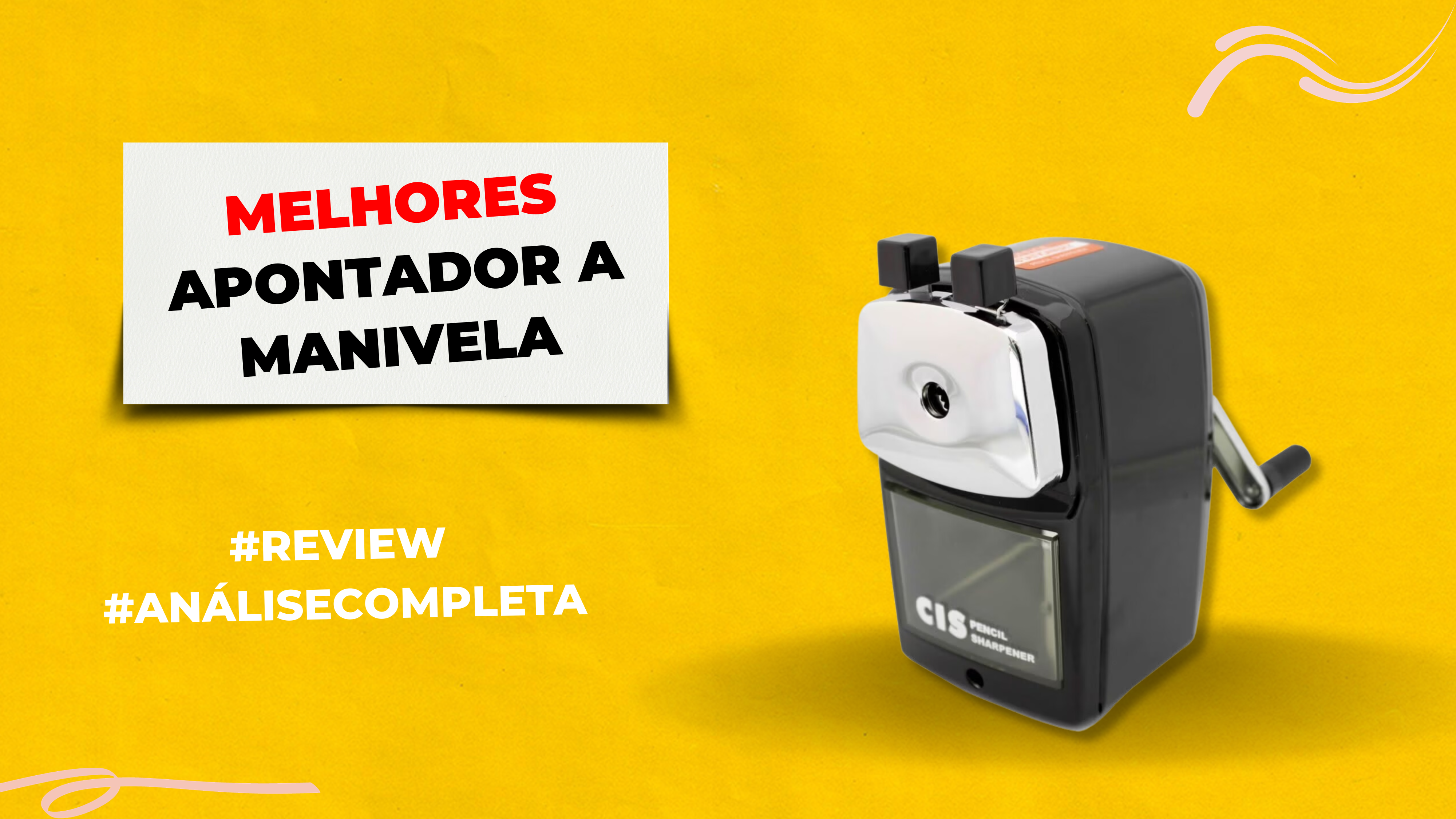 Apontador a Manivela