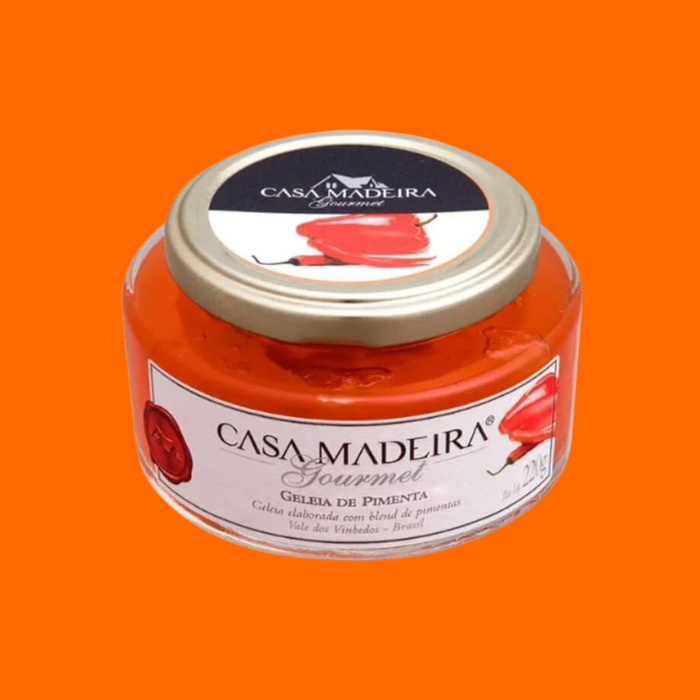 Geleia Gourmet De Pimenta Casa Madeira - 220G