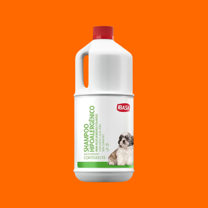 Shampoo Dermatológico Hipoalergênico Ibasa Para Cães - 1L