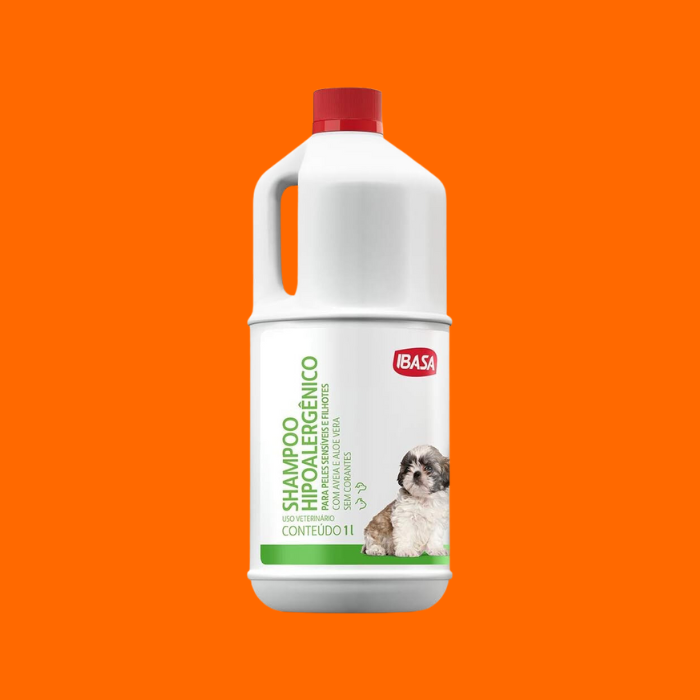 Shampoo Dermatológico Hipoalergênico Ibasa para Cães - 1L