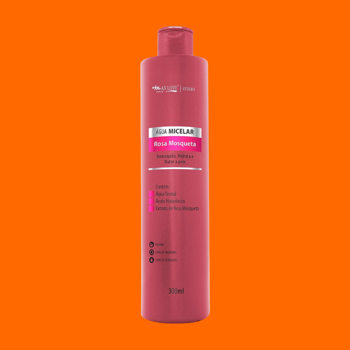 Água Micelar Rosa Mosqueta - Max Love - 300ml